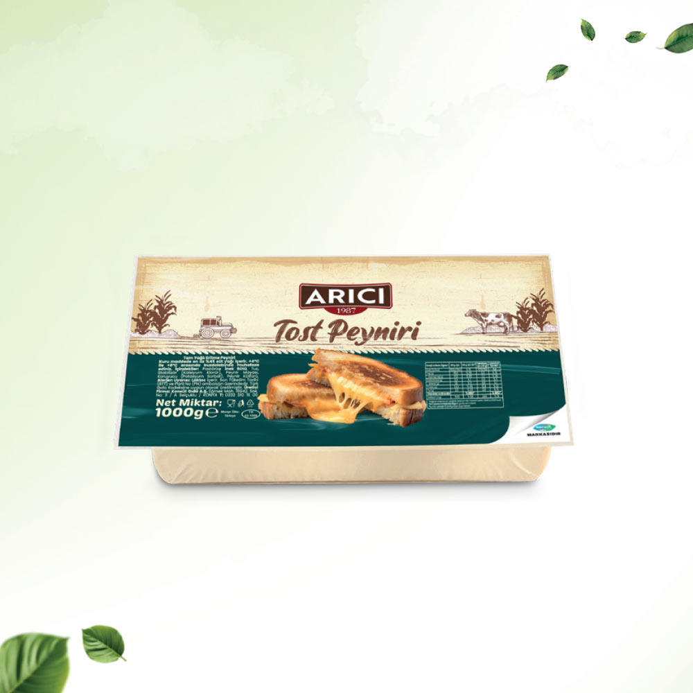 ARICI – Tost Peyniri Blok Yarım Yağlı 1000 Gr