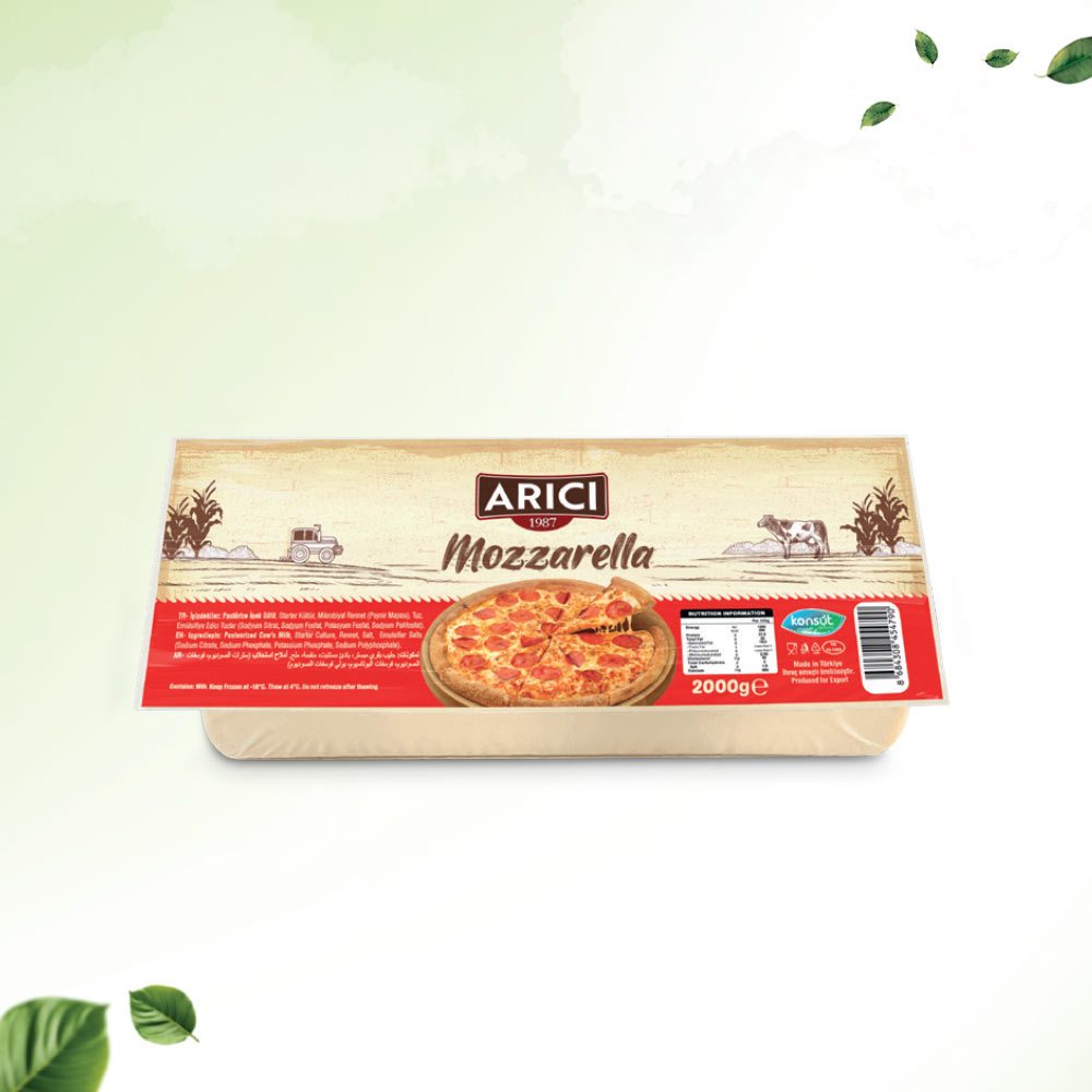 ARICI – Mozzarella Peyniri Blok Analog 2000 Gr